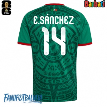 Mexic Erick Sanchez #14 Tricou Fotbal Replică Mondial 2026 Barbati Acasa